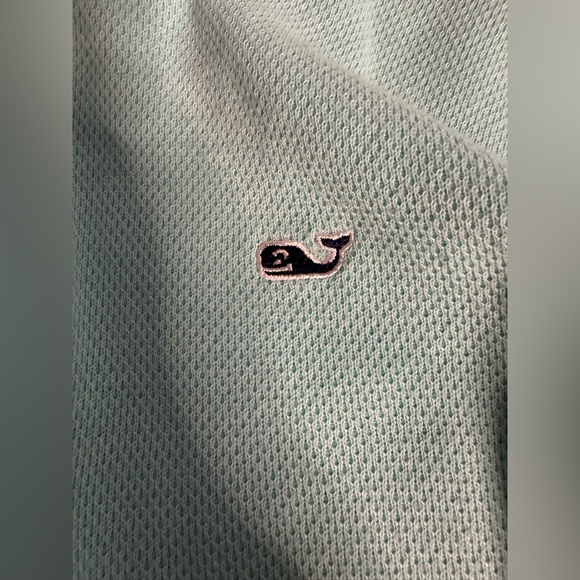 Vineyard Vines Mint Green Quarter-Zip Sweatshirt - Picture 3 of 6